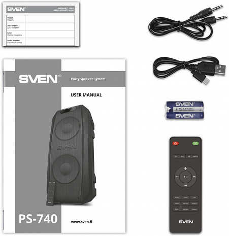 Skaņas sistēma  PS-740 Black