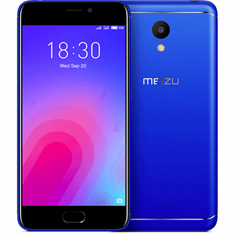 Viedtālrunis M6 Blue, 5.2 ", IPS LCD MZU-M711H-16-BL-BL