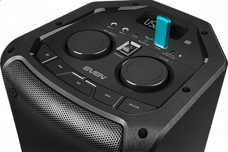 Skaņas sistēma ar karaoke  PS-710 Black