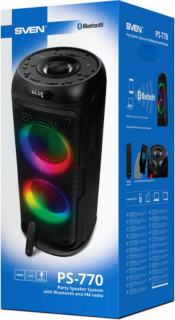 Skaņas sistēma ar karaoke  PS-770 Black