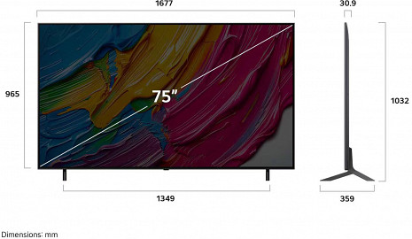 QNED Televizors  75QNED80A3A