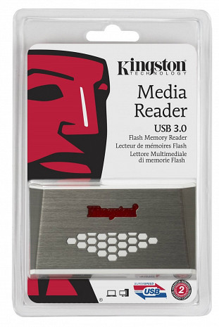 Atmiņas karšu lasītājs MEMORY READER FLASH USB3.0/FCR-HS4 KINGSTON FCR-HS4