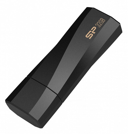 USB zibatmiņa Silicon Power USB Flash Drive Blaze Series B07 32 GB, Type-A USB 3.2 Gen 1, Black SP032GBUF3B07V1K