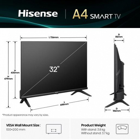 LED Televizors  32A4Q