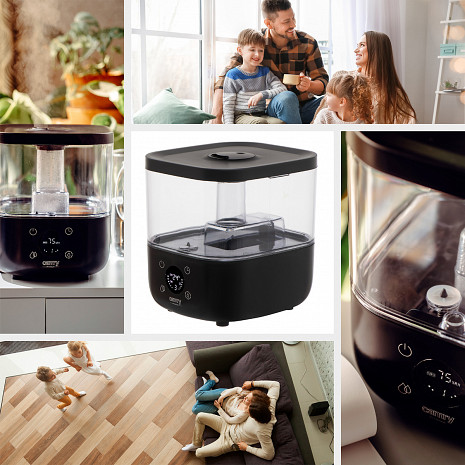 Gaisa mitrinātājs  CR7973 Black