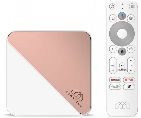 Multivides konsole (Smart TV) Box R Plus 4K Homatics Box R Plus 4K