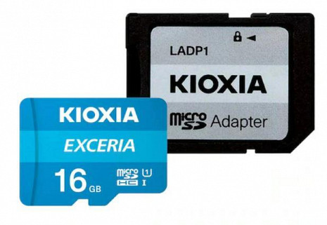 Atmiņas karte MEMORY MICRO SDHC 16GB UHS-I/W/A LMEX1L016GG2 KIOXIA LMEX1L016GG2