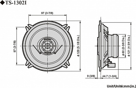 Автоакустика  TS-1302i