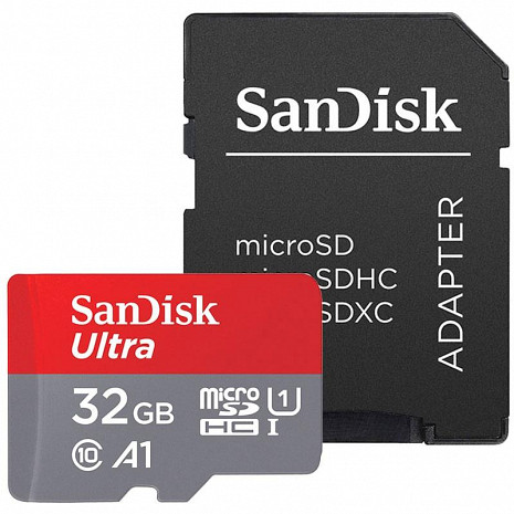 Карта памяти MEMORY MICRO SDHC 32GB UHS-I/W/A SDSQUA4-032G-GN6MA SANDISK SDSQUA4-032G-GN6MA