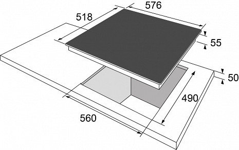 Plīts virsma  BHI676161