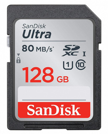 Карта памяти MEMORY SDXC 128GB UHS-I/SDSDUNB-128G-GN6IN SANDISK SDSDUNB-128G-GN6IN