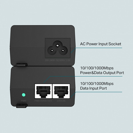 PoE inžektors TL-POE160S TL-POE160S