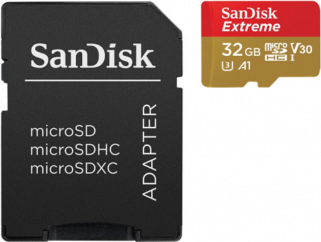 Atmiņas karte MEMORY MICRO SDHC 32GB UHS-I/W/A SDSQXAF-032G-GN6AA SANDISK SDSQXAF-032G-GN6AA