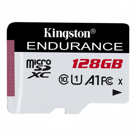 Карта памяти Kingston Endurance 95R 128 GB, Micro SD, Flash memory class 10 SDCE/128GB