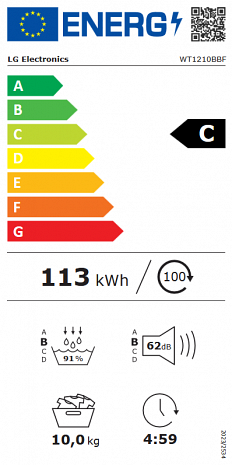 Veļas mašīna  WT1210BBF