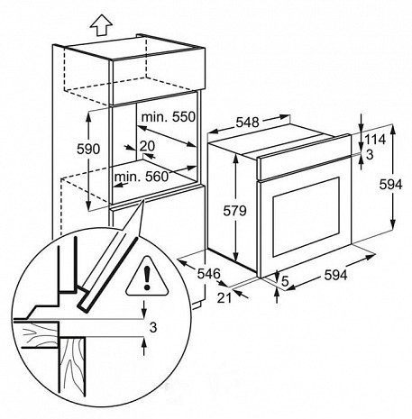 Cepeškrāsns  EOC5751FOZ