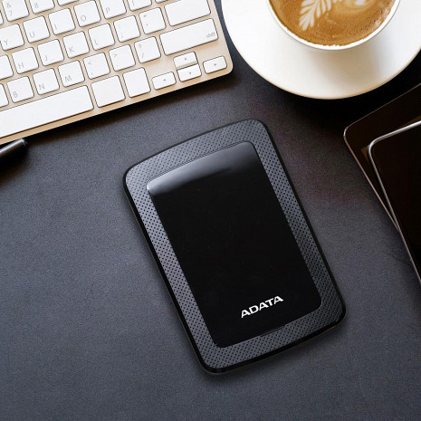 Cietais disks External HDD|ADATA|HV300|1TB|USB 3.1|Colour Black|AHV300-1TU31-CBK AHV300-1TU31-CBK