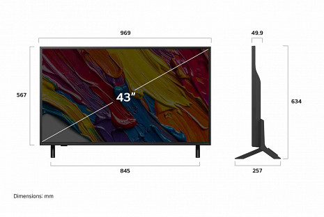 QNED Televizors  43QNED84A3C