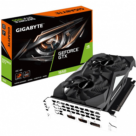 Grafiskā karte VGA PCIE16 GTX1650 4GB GDDR5 GV-N1650OC-4GD