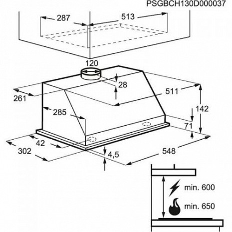 Tvaika nosūcējs  DL6250-ML