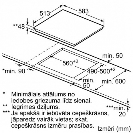 Plīts virsma  PKE645FN1E