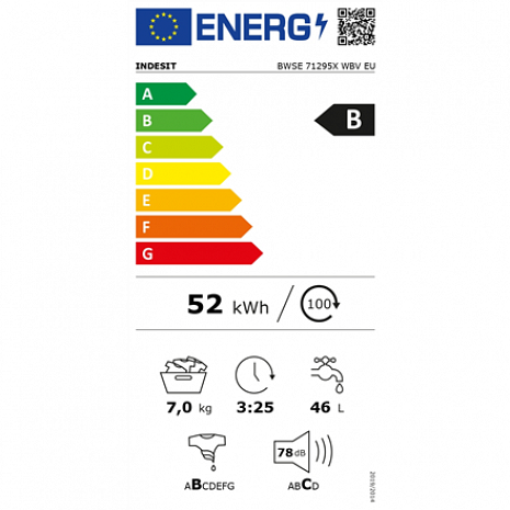 Veļas mašīna  BWSE 71295X WBV EU