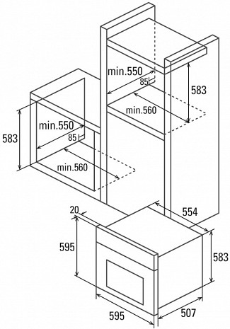 Cepeškrāsns MD 6106 X 07033303