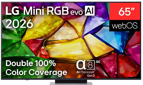 Телевизор Mini RGB evo AI 65MRGB87B3B.AEU