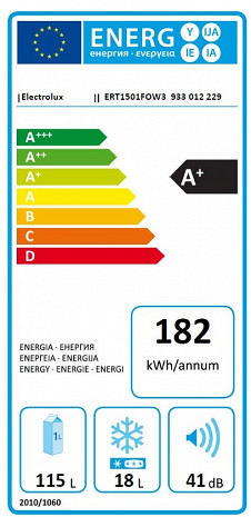 Ledusskapis  ERT1501FOW3