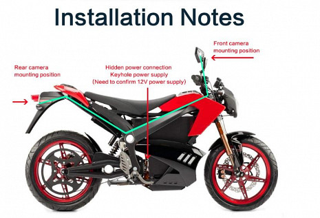 Motociklu video reģistrators MiVue M820WD 5415N7110020