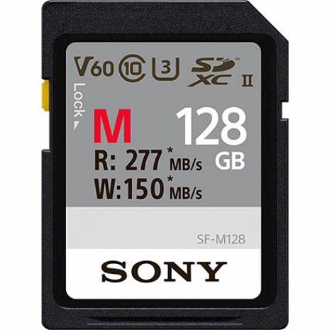 Карта памяти Sony 128 GB SF-M Series UHS-II SD Memory Card SFG1M