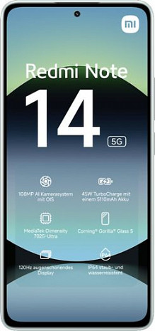 Viedtālrunis Redmi Note 14 5G 60959