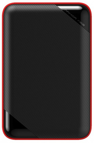 Cietais disks Silicon Power Portable Hard Drive ARMOR A62 1000 GB, USB 3.2 Gen1, Black/Red SP010TBPHD62SS3K