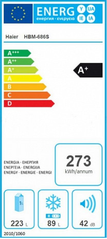Ledusskapis  HBM-686S