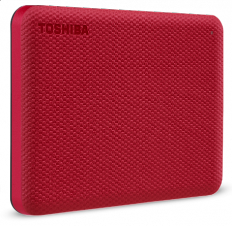 Cietais disks Toshiba Canvio Advance HDTCA40ER3CA 4000 GB, 2.5 ", USB 3.2 Gen1, Red HDTCA40ER3CA