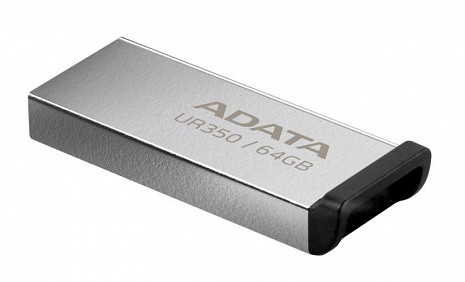 USB zibatmiņa MEMORY DRIVE FLASH USB3.2 64GB/BLACK UR350-64G-RSR/BK ADATA UR350-64G-RSR/BK