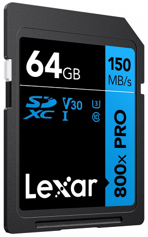 Atmiņas karte MEMORY SDXC 64GB UHS-I/LSD0800P064G-BNNNG LEXAR LSD0800P064G-BNNNG