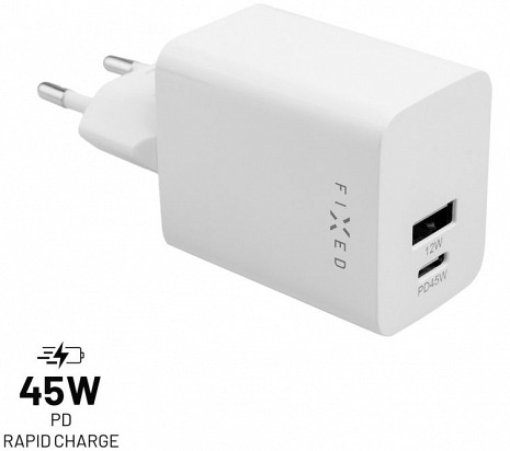 Lādētājs  FIXC45M-CU-WH