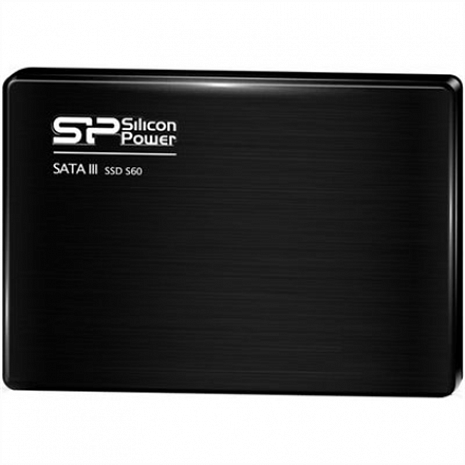 SSD disks S60 120 GB, SSD interface SATA, Write speed 500 MB/s, Read speed 550 MB/s SP120GBSS3S60S25