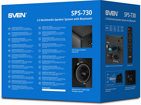 Datora skaļruņi PS-730 PS-730 Black