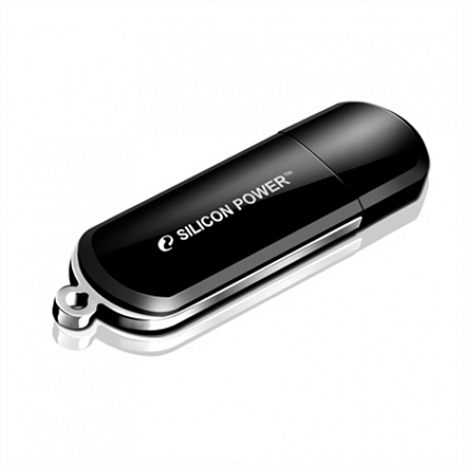 USB zibatmiņa Silicon Power 16GB LuxMini 322 16 GB, USB 2.0, Black SP016GBUF2322V1K