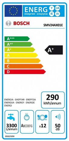 Trauku mazgājamā mašīna  SMV24AX01E