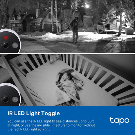Ārtelpu un iekštelpu IP kamera TAPO C120 TAPOC120