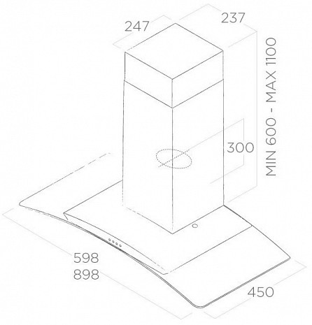 Tvaika nosūcējs  Circus IX/A/60