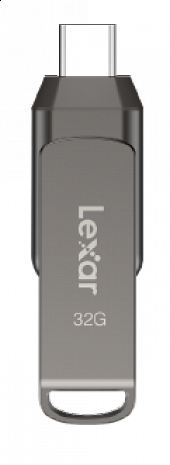 USB zibatmiņa MEMORY DRIVE FLASH USB3.1 32GB/D400 LJDD400032G-BNQNG LEXAR LJDD400032G-BNQNG
