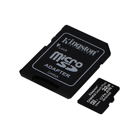 Atmiņas karte Kingston Memory UHS-I 32GB, Micro SDHC,W/Adapter SDCS2/32GB