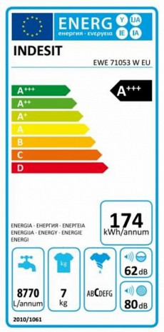 Veļas mašīna  EWE 71053W EU