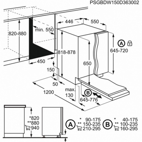 Посудомоечная машина  EEG63400L