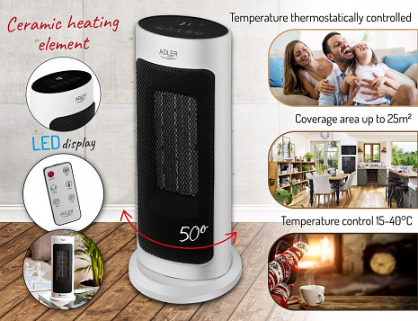 Gaisa sildītājs ar ventilatoru  AD 7738