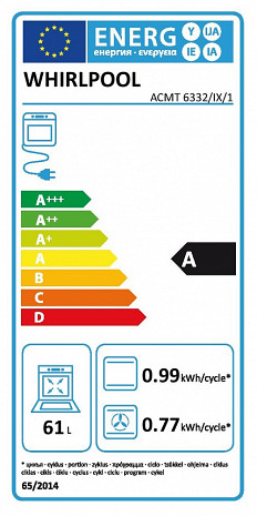 Plīts  ACMT 6332/IX/1